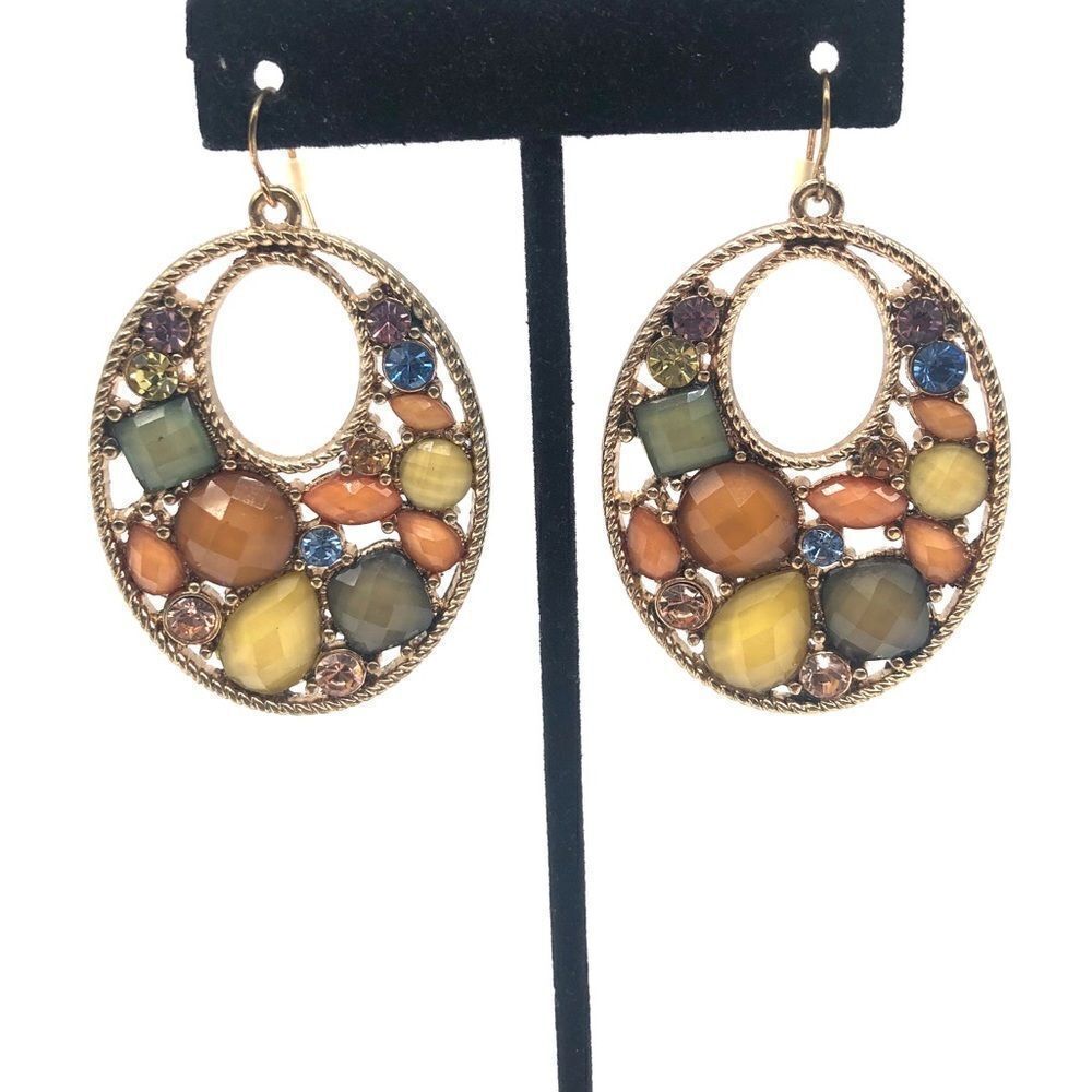 Mosaic Dangle Earrings